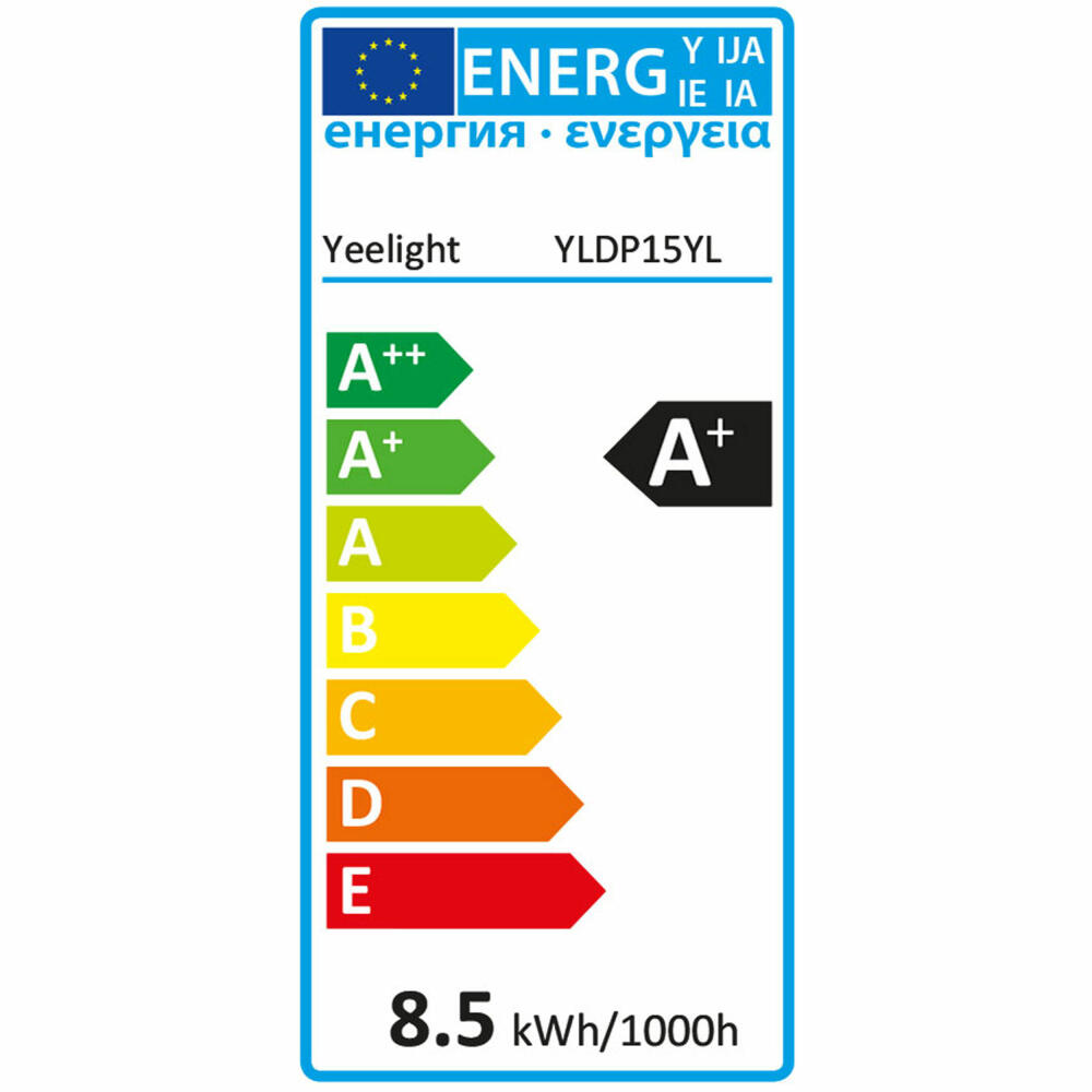 Yeelight Smart LED Lampe 1S, Glühbirne, Birne, Dimmbar, Smarte Steuerung, 8.5 W, YLDP153EU