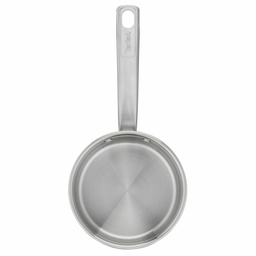 Tefal Virtuoso pot set, 7-piece, cooking pot, pot, saucepan, induction-suitable, stainless steel, E492S7