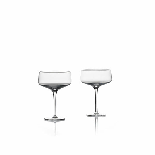 Zone Denmark Coupe / Cocktail Glas Rocks, 2er Set, Cocktailglas, Schaumweinglas, Glas, Kristallglas, H 13.5 cm, 10600