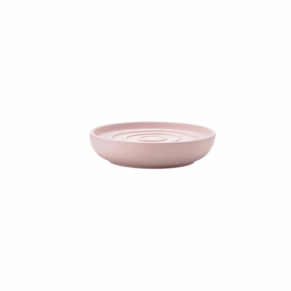 Zone Denmark soap dish Nova, soap dish, soap holder, porcelain, rose, Ø 11 cm, 330120