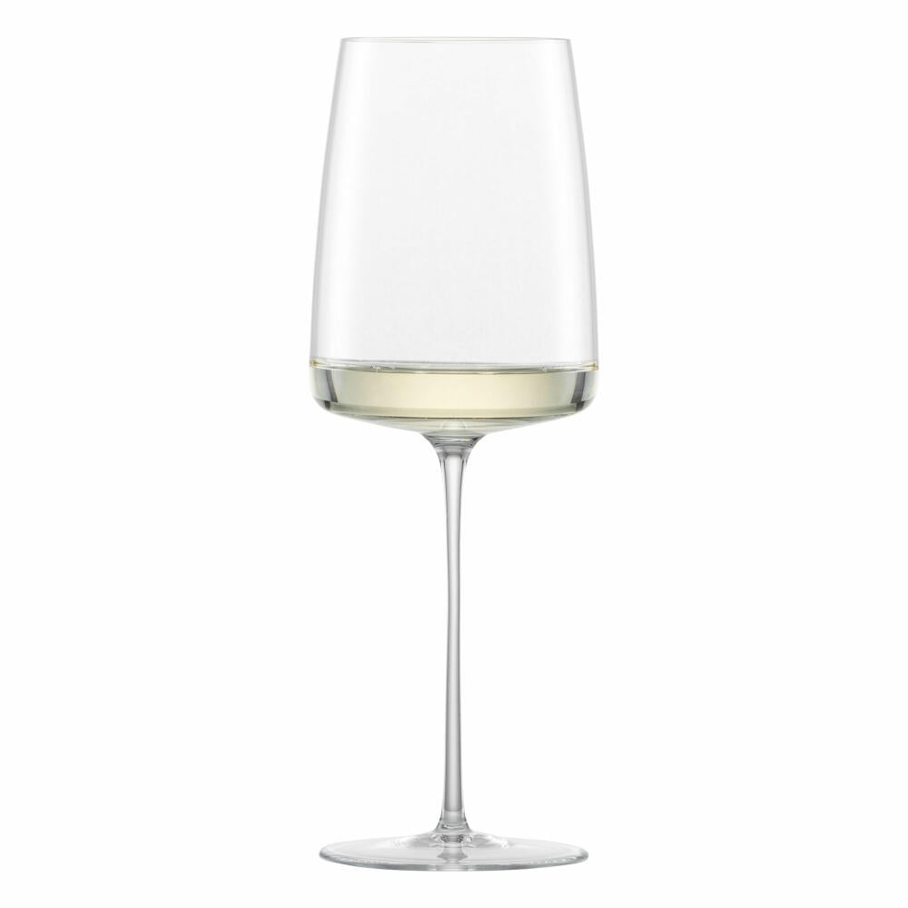 Zwiesel Glas Handmade Weinglas Simplify Leicht & Frisch 2er Set, Wein Glas, 382 ml, 122057