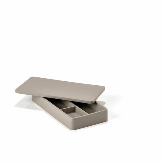 Zone Denmark Organizer, Desk, Pencil Box, Storage, Cement, Pebble Grey, 25663