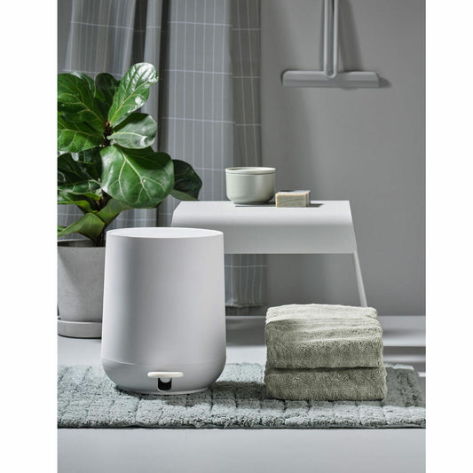 Zone Denmark Pedaleimer Nova, Treteimer, Mülleimer, Kosmetikeimer, Badeimer, ABS, White, 5 L, 330132