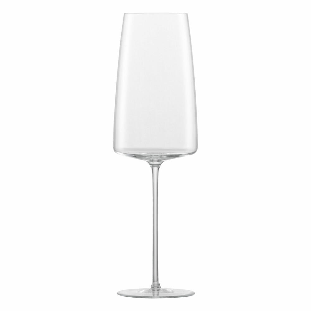 Zwiesel Glas Handmade Sparkling Wine Glass Simplify Light &amp; Fresh Set of 2, Sparkling Wine Glass, 407 ml, 122055