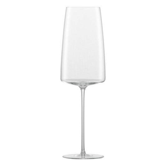 Zwiesel Glas Handmade Sparkling Wine Glass Simplify Light &amp; Fresh Set of 2, Sparkling Wine Glass, 407 ml, 122055