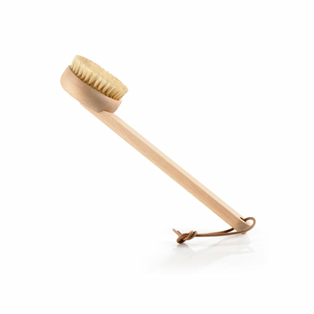 Zone Denmark Bath Brush Inu, Body Brush, Massage Brush, Shower Brush, Back Brush, Beechwood, 33 cm, 11002