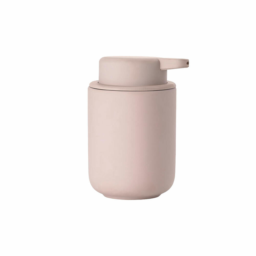 Zone Denmark Soap Dispenser Ume, Soap Dispenser, Dosing Dispenser, Stoneware, Nude, 250 ml, 330396