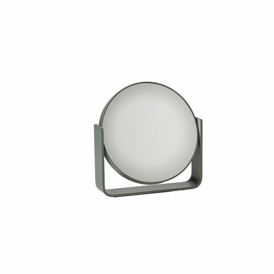 Zone Denmark table mirror Ume, cosmetic mirror, mirror, 5x magnification, aluminum lacquered / glass, olive green, 28227