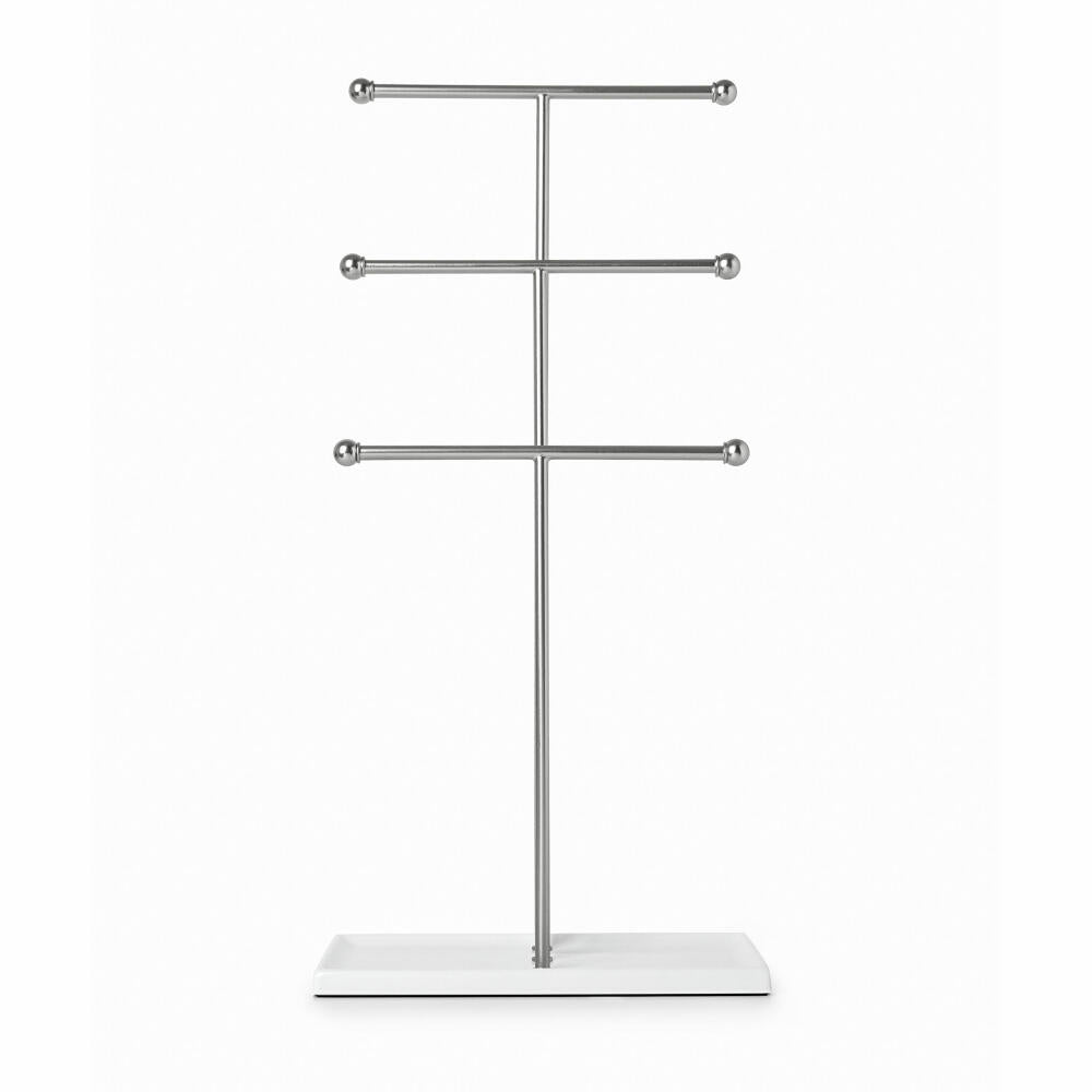 Umbra Trigem Jewelry Tree, Jewelry Stand, Steel, White / Nickel, 48 cm, 1017310-491