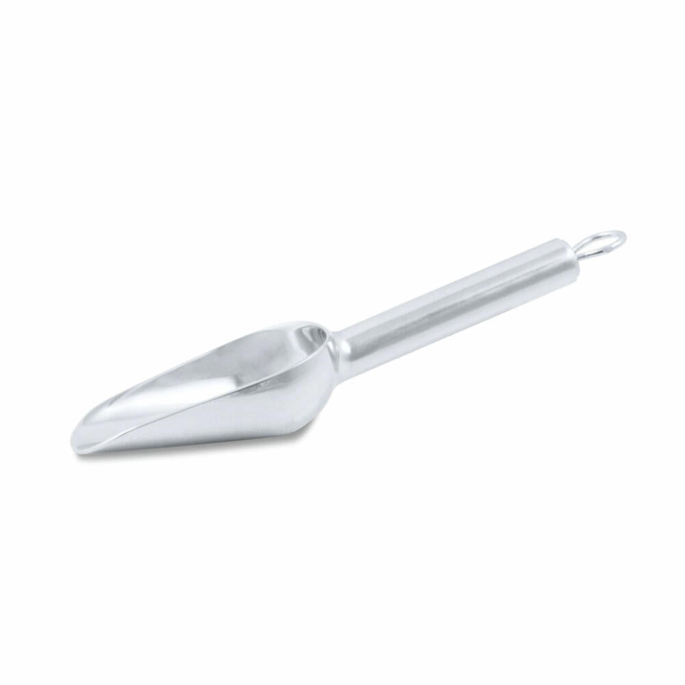 Städter shovel half-round, flour shovel, sugar shovel, spice shovel, sugar, flour, stainless steel, 15.5 cm, 509108