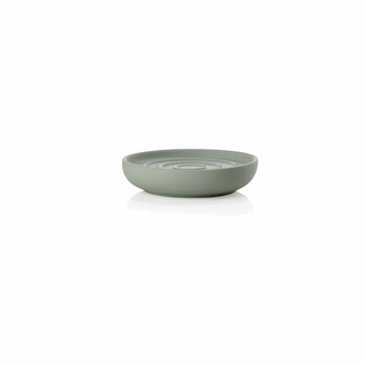 Zone Denmark soap dish Nova One, soap dish, soap holder, porcelain, Matcha Green, Ø 11 cm, 15251