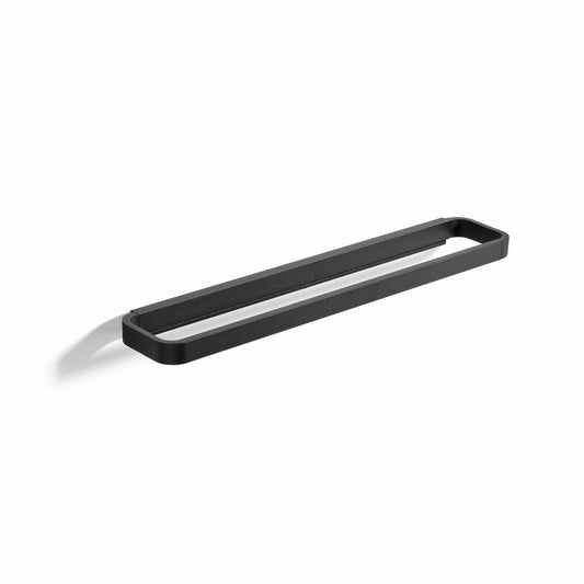 Zone Denmark Towel Holder Rim, Towel Rail, Aluminium, Black, 44 x 7.5 cm, 14638