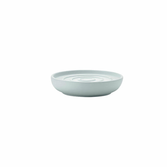 Zone Denmark Soap Dish Nova, Soap Tray, Soap Holder, Porcelain, Dust Green, Ø 11 cm, 330124