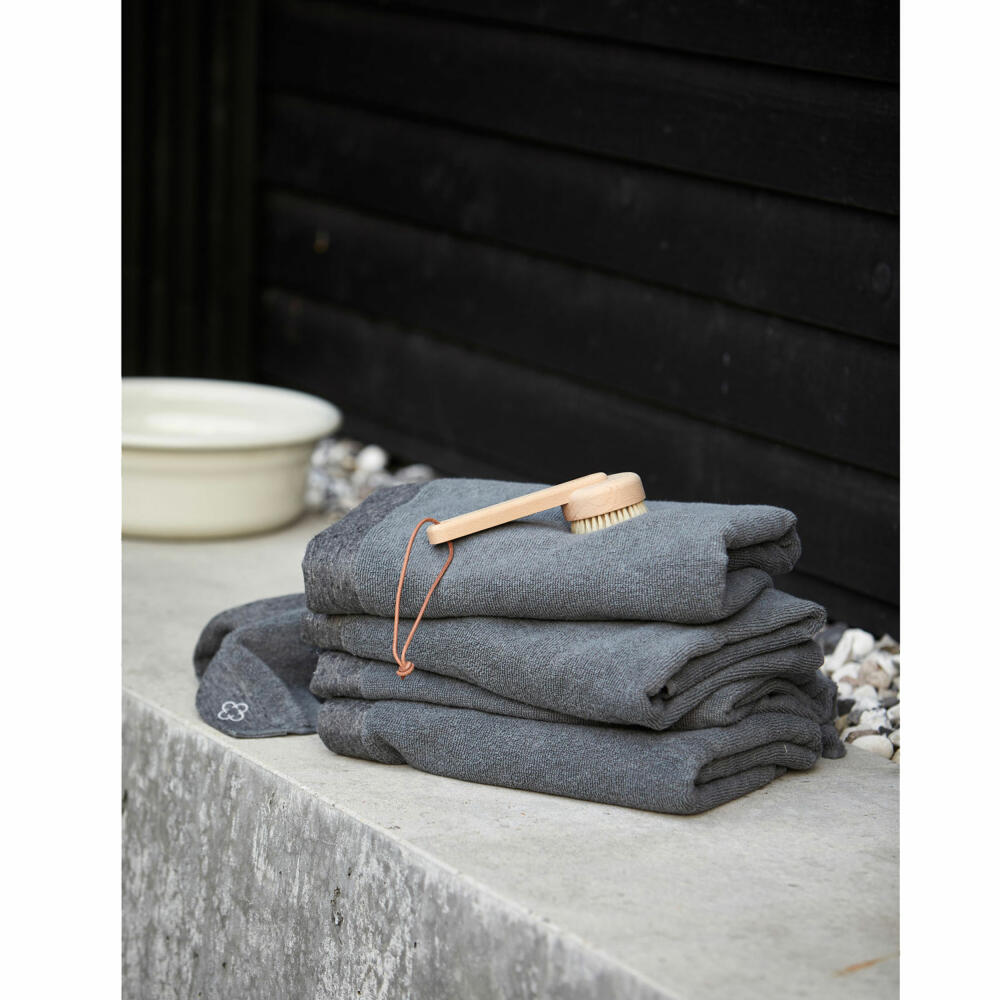 Zone Denmark Spa Towel Inu, Bath Towel, Sauna Towel, Cotton, Grey, 100 x 50 cm, 13038