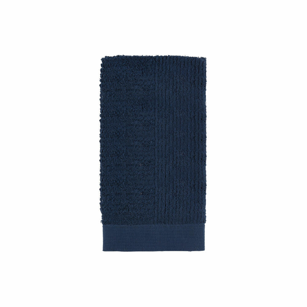 Zone Denmark Towel Classic, Bath Towel, Shower Towel, Cotton, Dark Blue, 100 x 50 cm, 330116