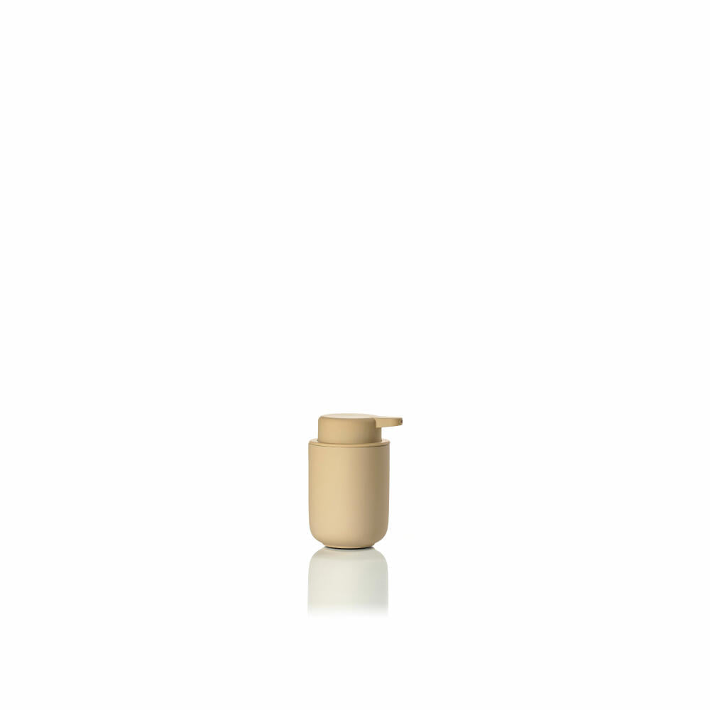 Zone Denmark Soap Dispenser Ume, Soap Dispenser, Dosing Dispenser, Stoneware, Warm Sand, 250 ml, 11744