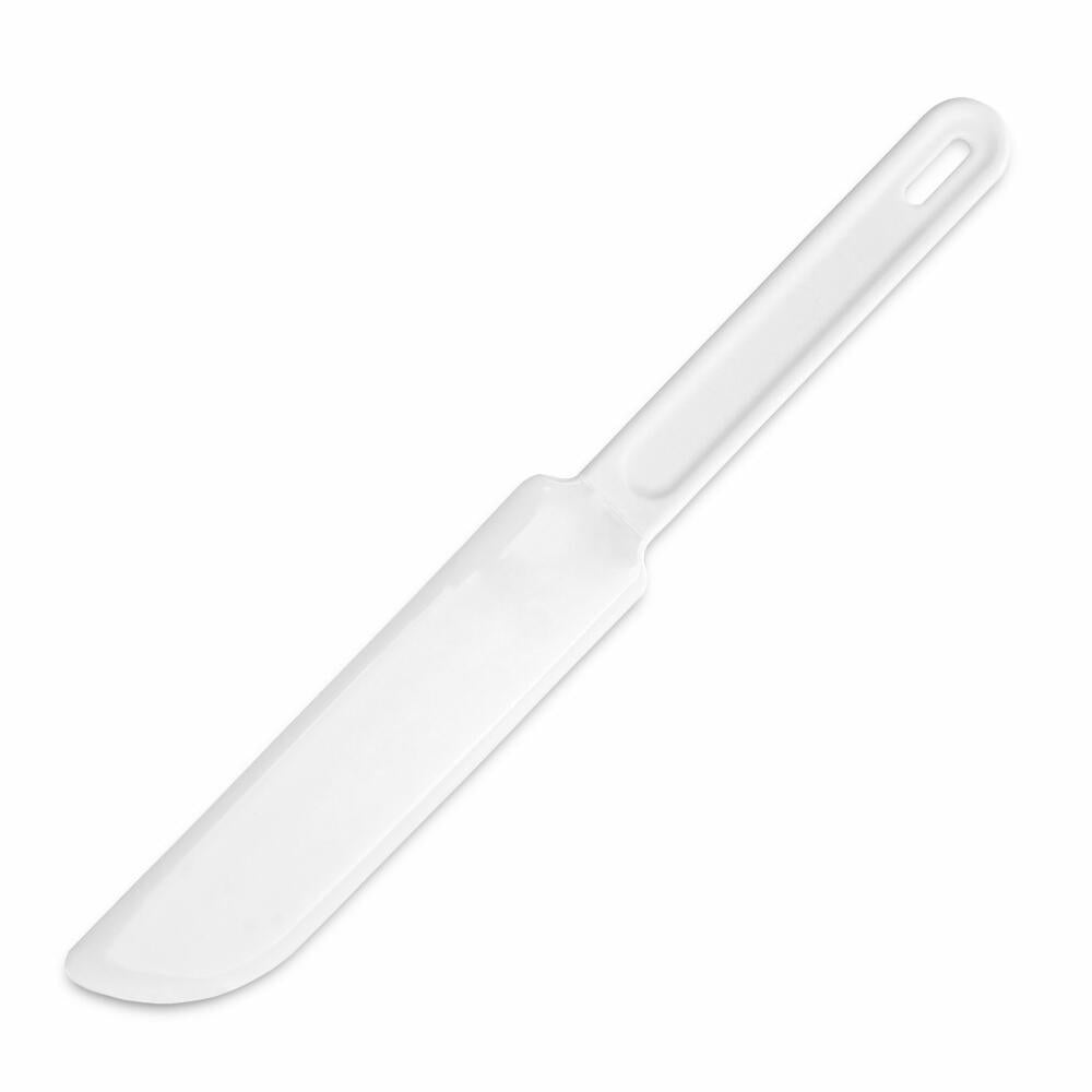 Städter dough scraper and cake remover, kitchen spatula, plastic, white, 27 x 3.5 cm, 504318