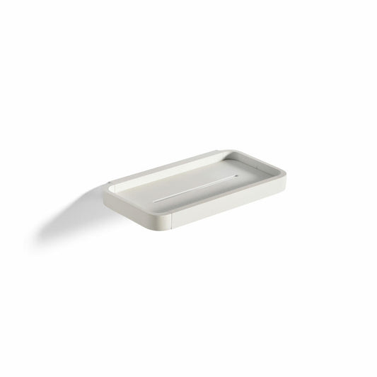 Zone Denmark shower shelf Rim, shower shelf, bathroom shelf, aluminum, white, 22 x 11 x 2 cm, 14467