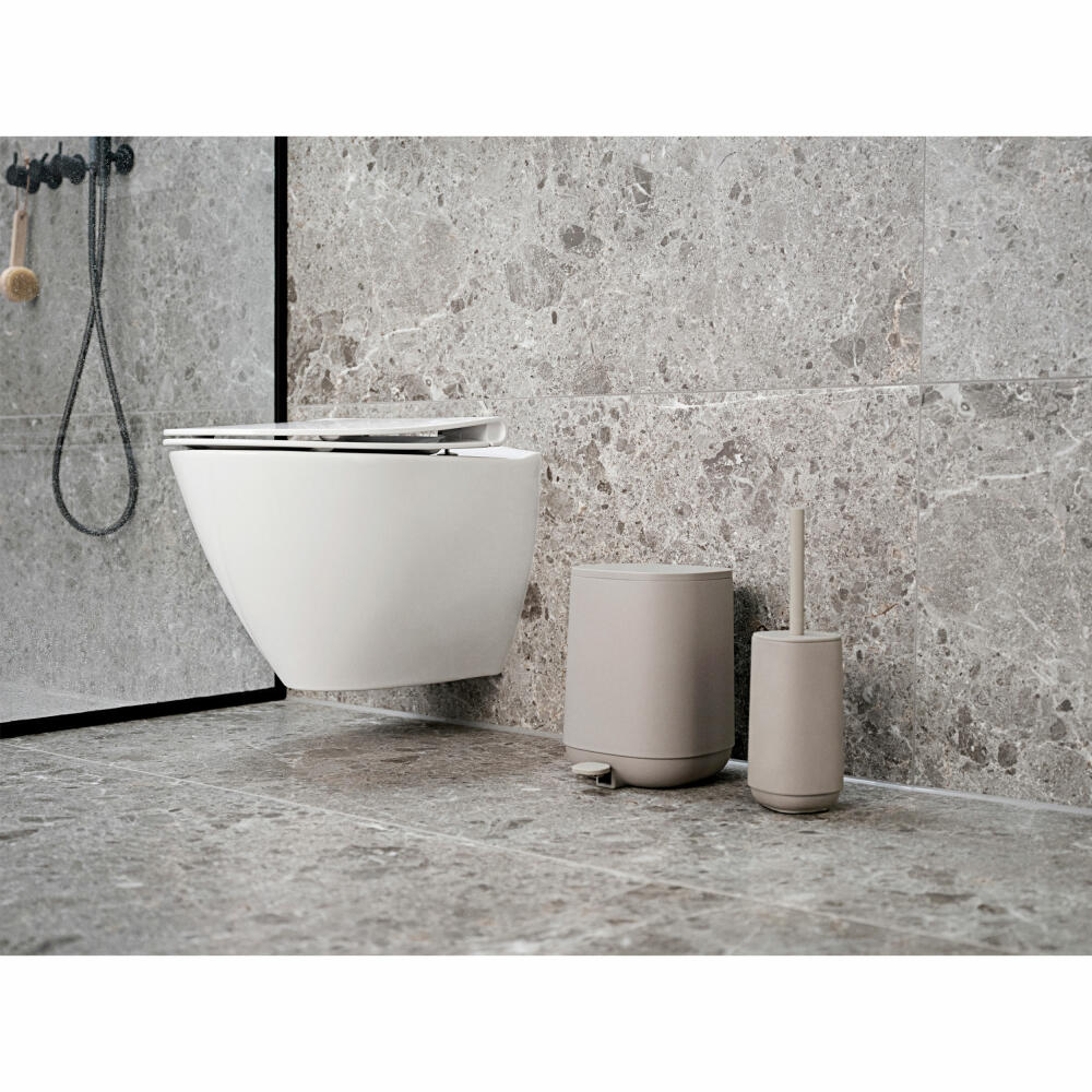 Zone Denmark Toilet Brush Time, Toilet Brush Set, WC Set, Toilet Brush, Concrete / ABS, Concrete, 28126