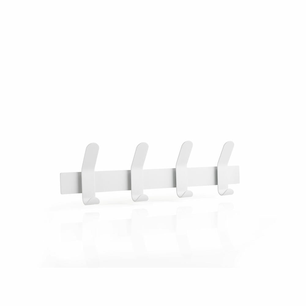 Zone Denmark wall coat rack A-Rack, hook rail, coat rack, coat hooks, metal / iron, white, 10582