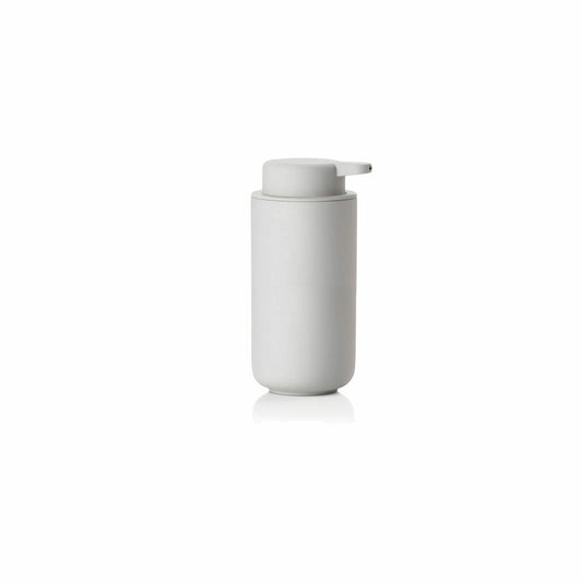 Zone Denmark soap dispenser Ume, soap dispenser, dosing dispenser, stoneware, soft grey, H 19 cm, 331963