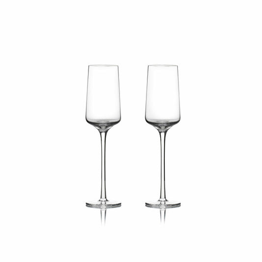 Zone Denmark champagne glass Rocks, set of 2, champagne glass, champagne glass, crystal glass, 230 ml, 24441