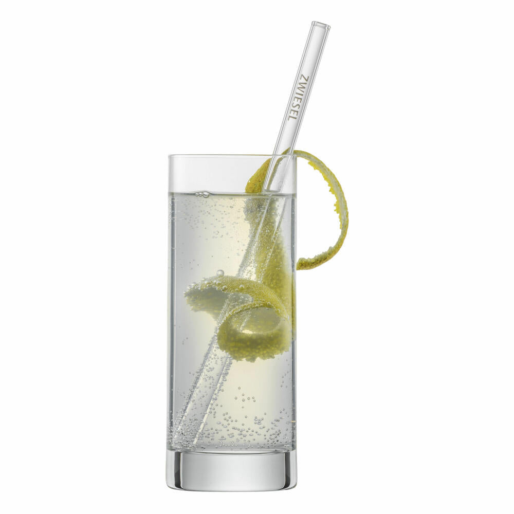 Schott Zwiesel Glass Drinking Straws Long Set of 4, Drinking Straws, Reusable, 21 cm, 121514