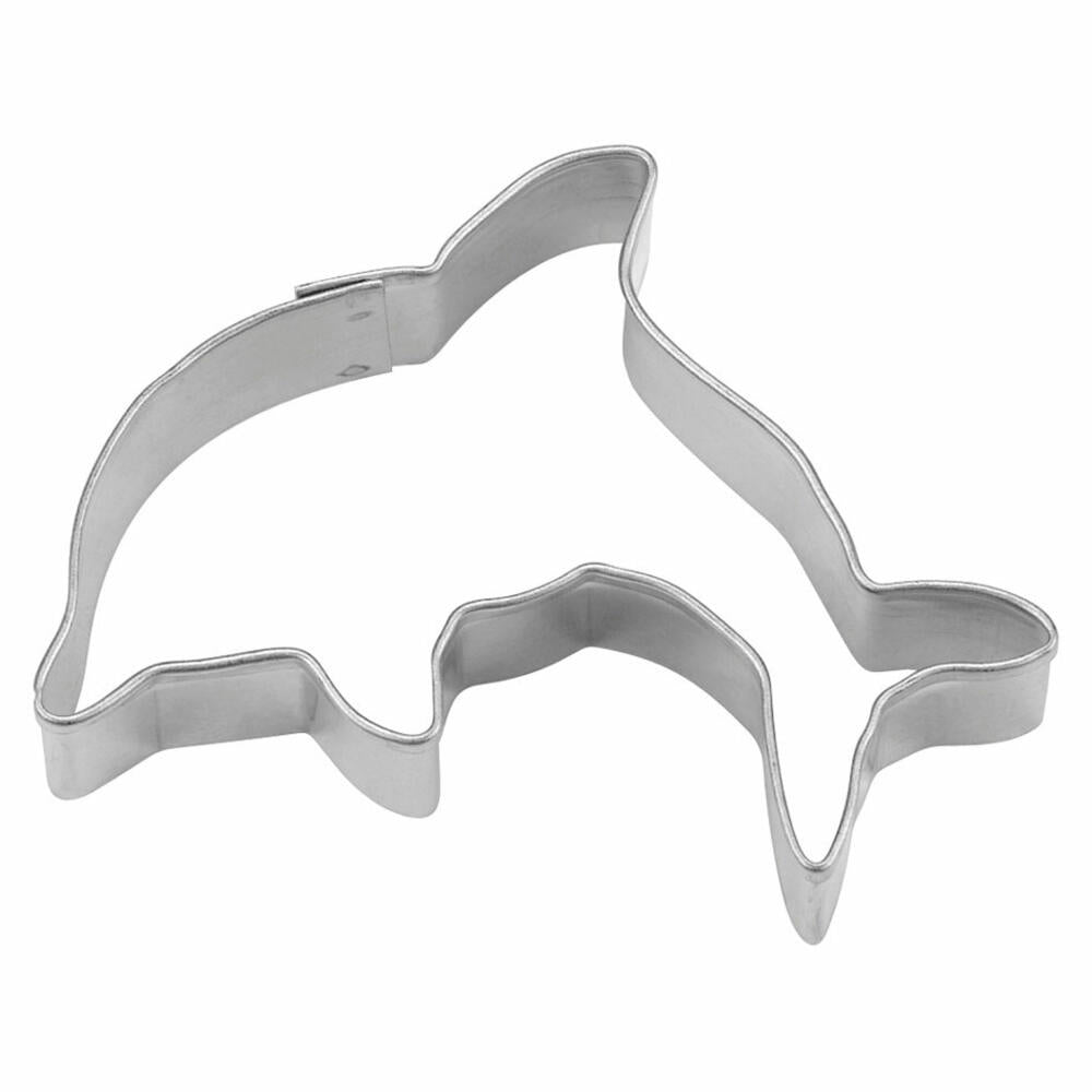 Städter cookie cutter dolphin, cookie cutter, cookie mold, biscuit, cookies, stainless steel, 4 cm, 078123