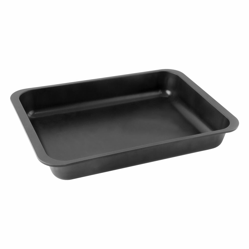 Zenker Special Cooking Fixe oven dish, casserole dish, lasagne dish, casserole dish, for 4 fix bags, Ilag Special, black, L 40 cm, 7283