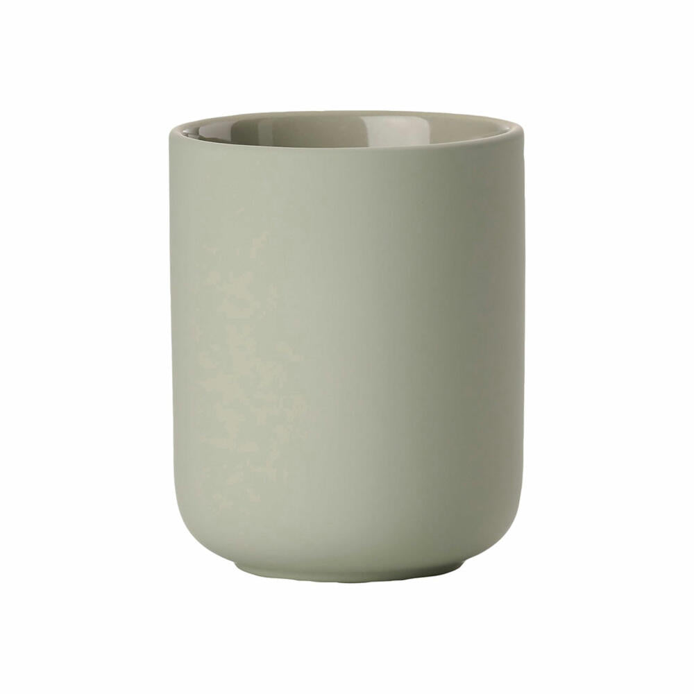 Zone Denmark toothbrush cup Ume, toothbrush cup, stoneware, eucalyptus, H 10.3 cm, 331856