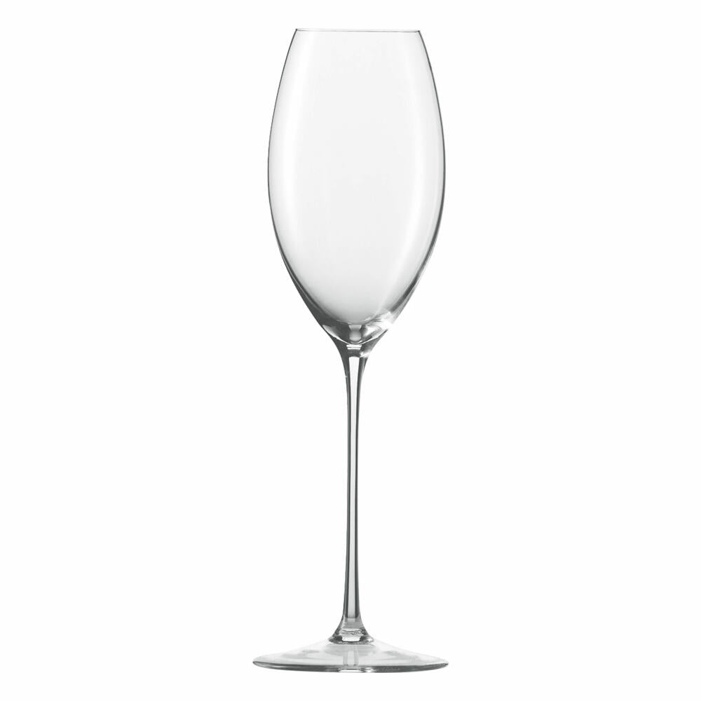 Zwiesel Glas Handmade Champagne Glass Enoteca with Sparkling Point Set of 2, 305 ml, 122195