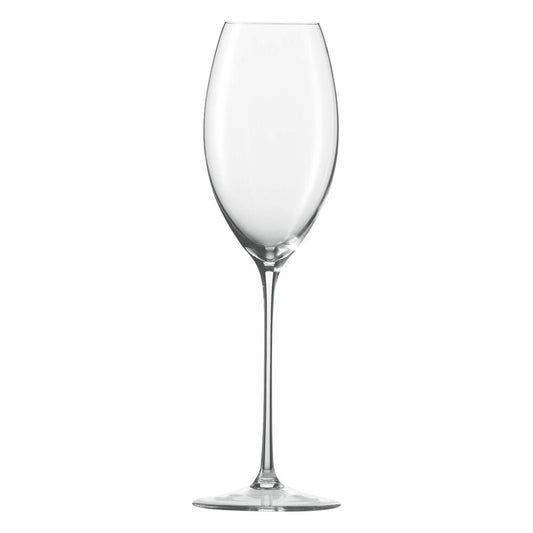 Zwiesel Glas Handmade Champagne Glass Enoteca with Sparkling Point Set of 2, 305 ml, 122195