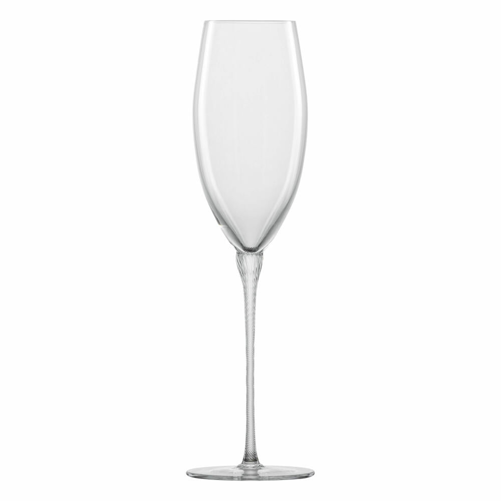 Zwiesel Glas Handmade Sparkling Wine Glass Highness with Effervescence Point Set of 2, 250 ml, 121565