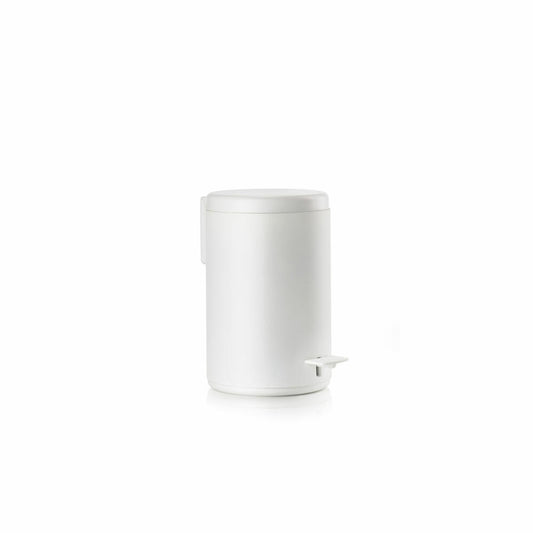 Zone Denmark Pedal Bin Rim, Pedal Bin, Trash can, Cosmetic bin, Bathroom bin, Aluminium / ABS, White, 3 L, 14496