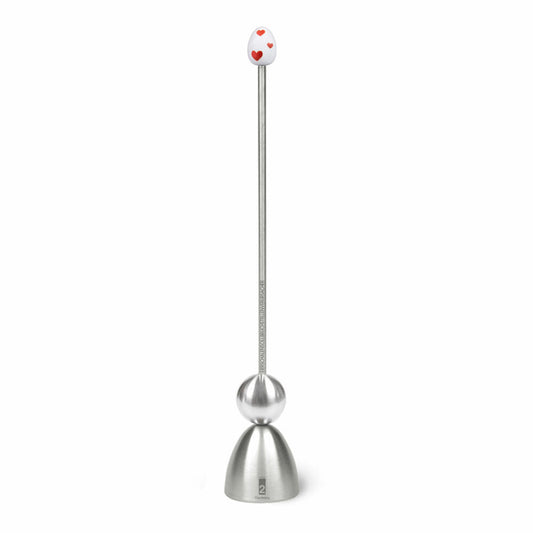 Take2 Clack Ceramic Edition 2 Eggshell Breaking Point Maker, Egg Topper, Egg Opener, Egg Cracker, Heart, 99004/32