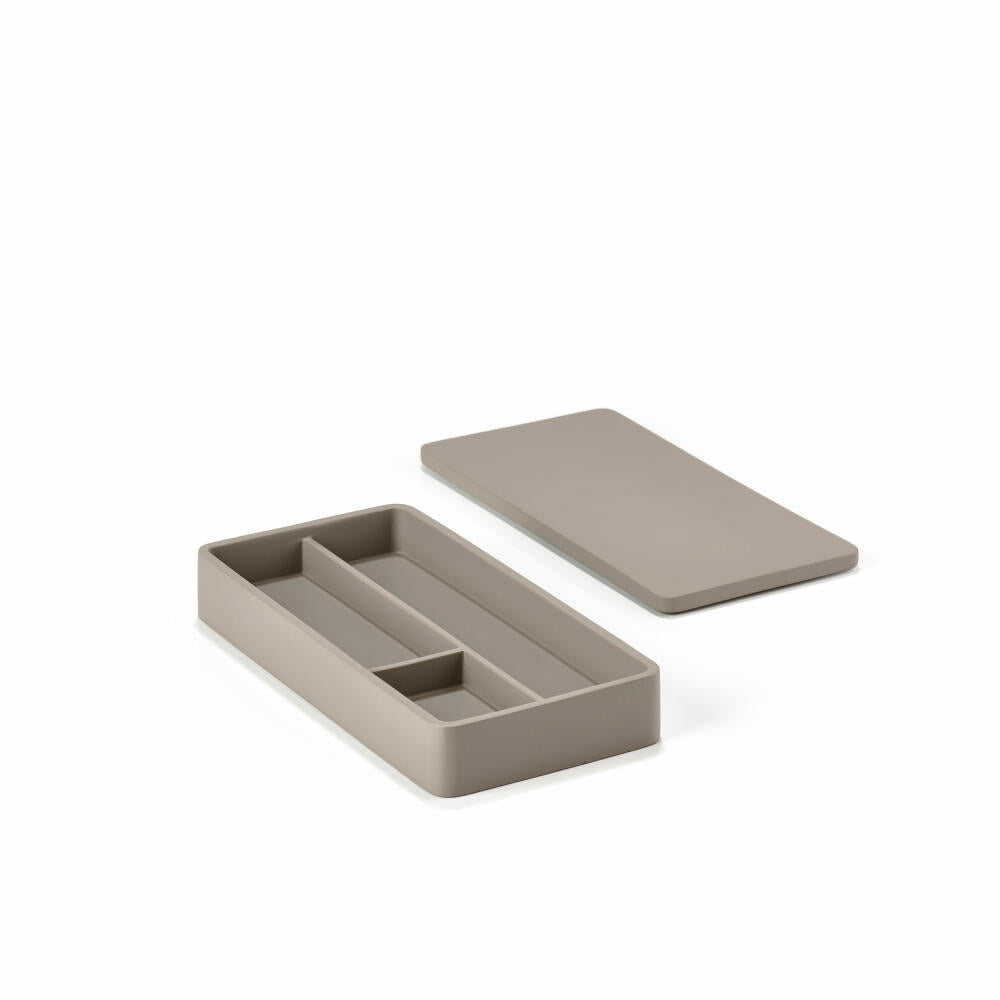 Zone Denmark Organizer, Desk, Pencil Box, Storage, Cement, Pebble Grey, 25663