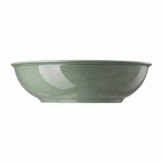 Thomas Trend Colour Schüssel flach, Schale, Porzellan, Moss Green, 32 cm, 11400-401922-13032