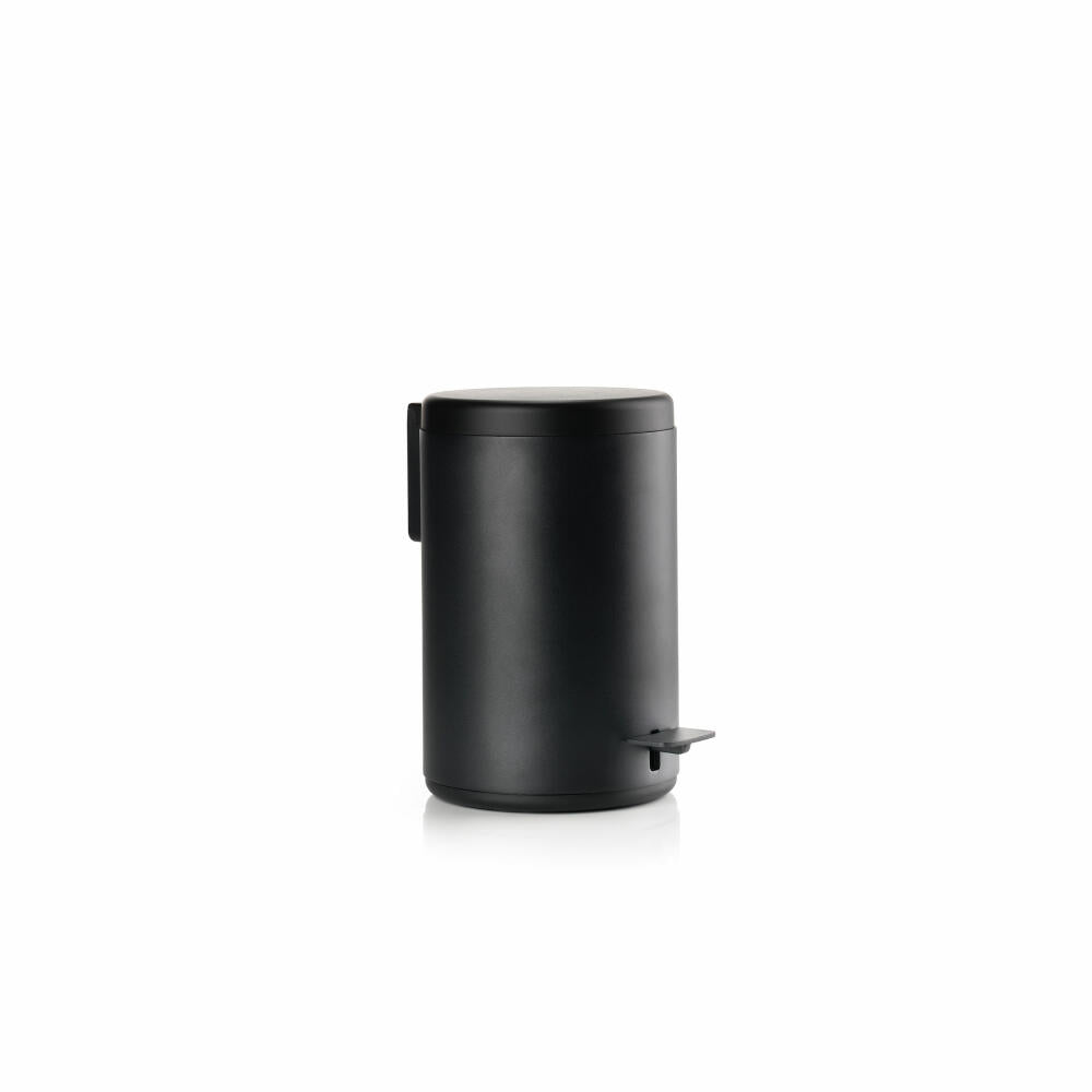 Zone Denmark Pedal Bin Rim, Pedal Bin, Trash can, Cosmetic bin, Bathroom bin, Aluminium / ABS, Black, 3 L, 14652