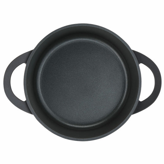 Tefal Trattoria casserole dish, cooking pot, pot, frying pan, suitable for induction, cast aluminum, Ø 24 cm, E21846