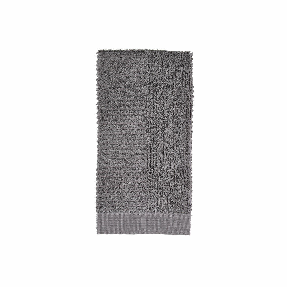 Zone Denmark Towel Classic, Bath Towel, Shower Towel, Cotton, Grey, 100 x 50 cm, 330307