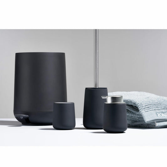 Zone Denmark Pedaleimer Nova, Treteimer, Mülleimer, Kosmetikeimer, Badeimer, ABS, Black, 3 L, 331971