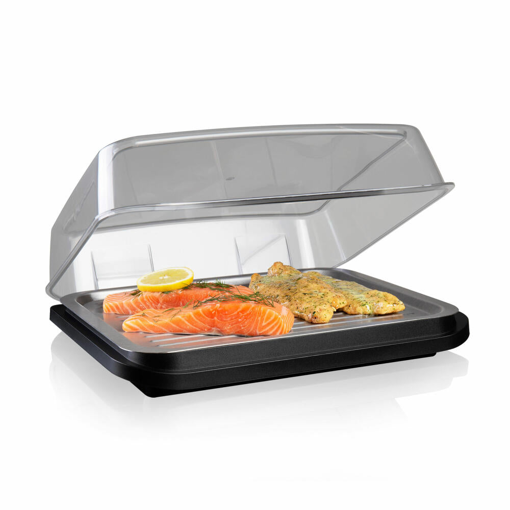 Vacu Vin cooling plate with active cooler, cool box with ice pack, plastic, black, 3548360