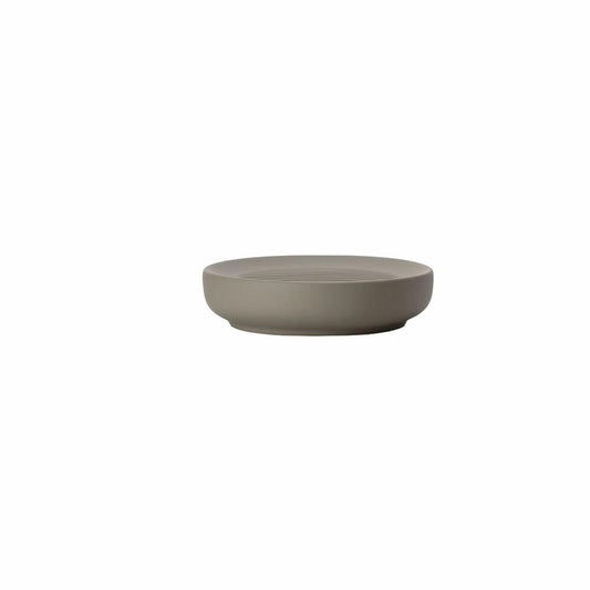 Zone Denmark soap dish Ume, soap dish, soap holder, porcelain, taupe, Ø 12 cm, 26435