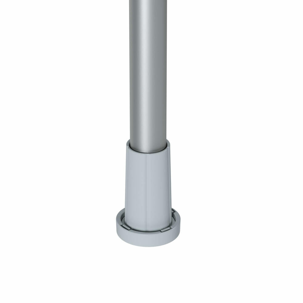 Umbra Anywhere Rod Vorhangstange, mobile Teleskopstange, Klemmvorhangstange, Nickel, Stahl, 1012718-765-REM