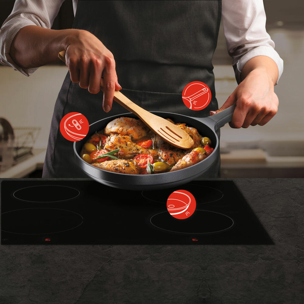 Tefal Trattoria Pro Pfanne, Bratpfanne, Induktionsgeeignet, Aluguss, Ø 20 cm, G61202