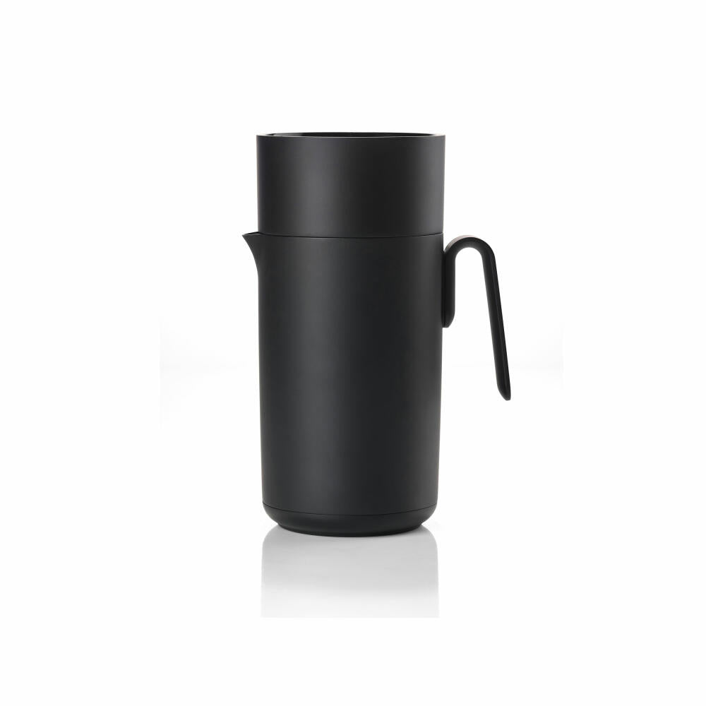 Zone Denmark Thermo Jug Singles, Insulated Jug, Coffee Jug, Plastic / Glass, Black, 1 L, 331802