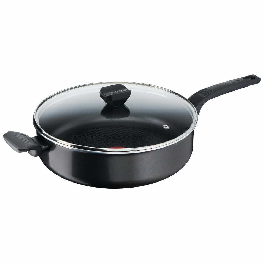 Tefal Easy Cook & Clean Schmorpfanne, mit Deckel, Pfanne, Antihaftversiegelung, Aluminium, Ø 28 cm, B55537