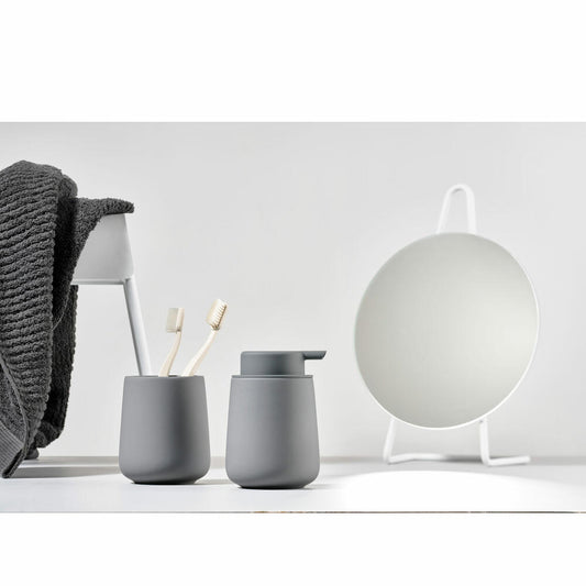 Zone Denmark Zahnbürstenbecher Nova One, Zahnputzbecher, Steinzeug, Gull Grey, H 10 cm, 331218