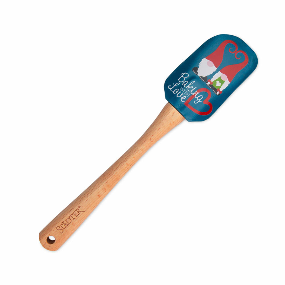 Städter dough scraper Wichtel, dough scraper, dough spatula, dough divider, wood / plastic, 25 cm, 504264