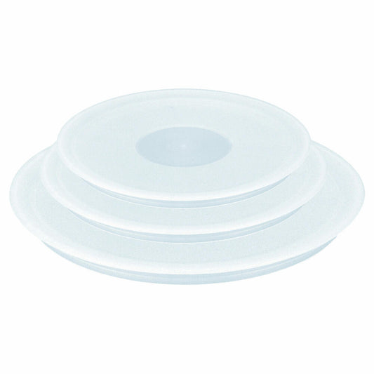 Tefal Ingenio plastic lid set, 3-piece, lid, fresh-keeping lid, for pots and pans, plastic, L98490